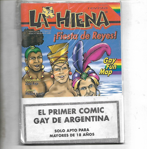 Revista La Hiena #8 Dic 2002 Gay Homosexual Fiesta De Reyes