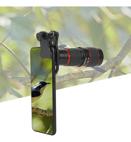 Lente Telefoto Com Zoom De Foco Longo De 20x Com Clipe Para