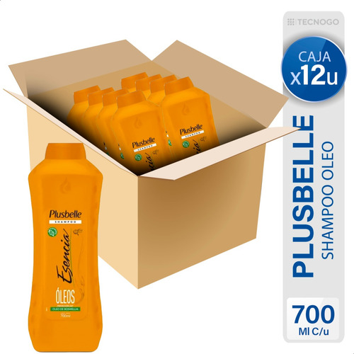 Caja Shampoo Plusbelle Esencia Plex Proteccion 360 Oleo