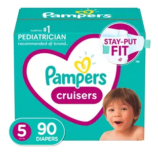 Pampers Cruisers Etapa 5, 90 Pañales Unisex