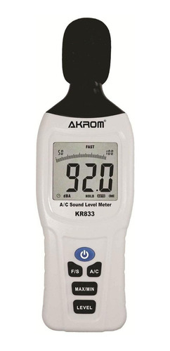 Decibelímetro Digital A/c Kr833 + Certificado De Calibração