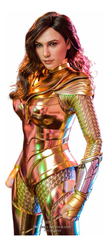 Hot Toys Wonder Woman Golden Armor Deluxe Figura 1/6 Fpx
