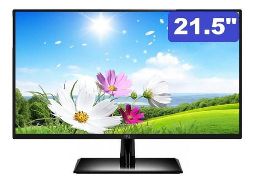 Monitor Led 21,5 Full Hd Widescreen Hq 22hq-led Hdmi 75hz Cor Preto 100V/240V