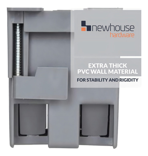 Newhouse Hardware Caja De Enchufes Eléctricos De Pvc Color Gris