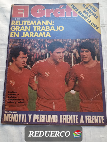 El Gráfico 3005 Menotti Perfumo 10/5/1977 Independiente 