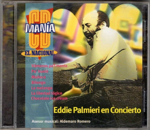 01 Cd: Eddie Palmieri: Eddie Palmieri En Concierto