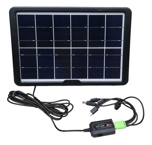 Panel Solar Cclamp Cl-680 Cargador De Celulares 8w 6v