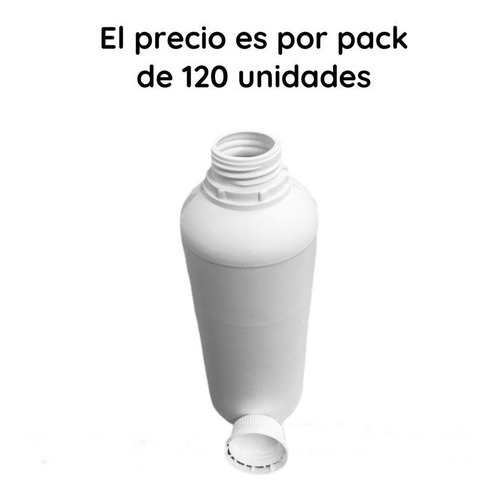 Imagen 3 de 9 de Envases Plasticos 1 Litro Pead Reciclado X 120 Un