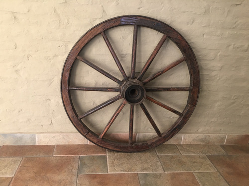 Rueda De Carreta Antigua (Usado)