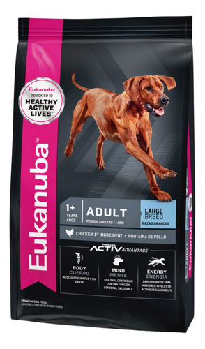 Alimento Eukanuba Adulto Razas Grandes X15 Kg