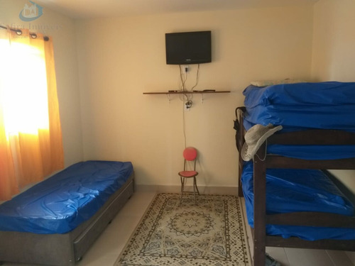 Imagem 7 de 15 de Apenas 80 Metros Da Praia!!! Kitnet Mobiliada Na Nova Mirim. - Si1682