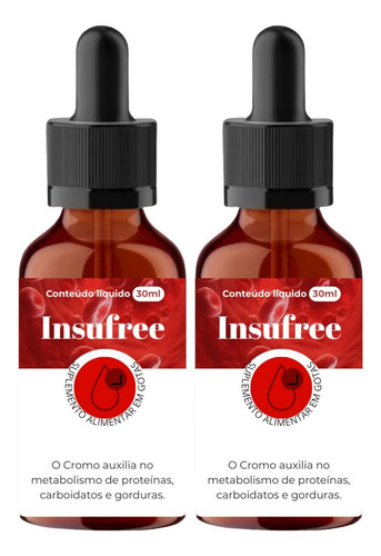 5 Insufree Original 30ml - Controle Natural. Envio Imediato.