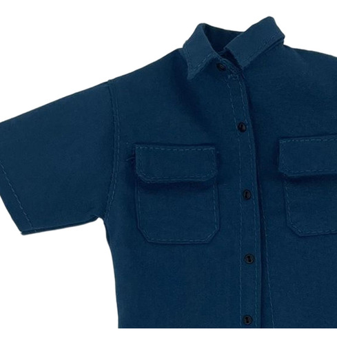 Figura De Hombre Ropa De Muñeca Ropa De Tela Para Azul