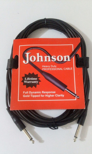 Cable De Instrumento Plug Plug Jack 1/4 Delgado Cod 4020