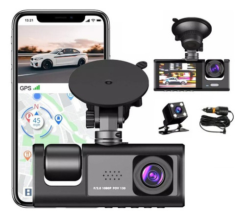 Dash Cam Wifi Dashcams Delantero Y Trasero