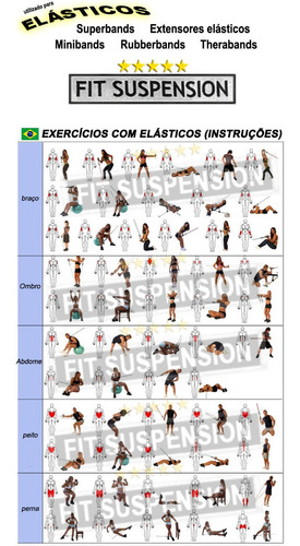 Imagem 6 de 8 de Fita De Alongamento + Ancorador De Porta De Trx Ou Elásticos