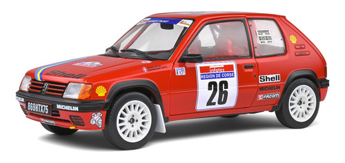 Peugeot 205 Rally Tour De Corse 1990 Auto A Escala 1:18