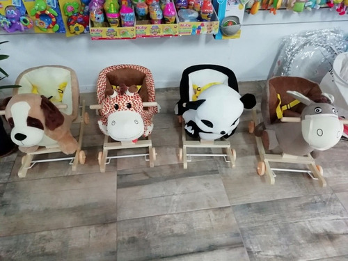 Imagen 2 de 8 de Mecedor Mecedora Balancin Burro / Perrito / Girafa