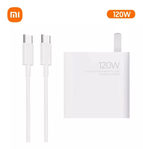 Cargador Xiaomi 120w Cable Tipo C Original Redmi Note Mi 11