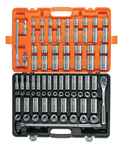 Jgo 83 Herramientas Cuadro 1/2'' Std Y Mm P/mecanico 102390