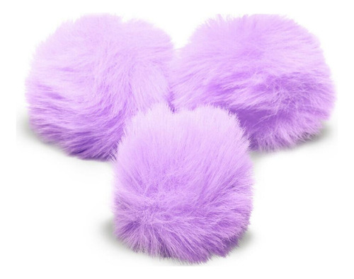 Pompom Pelúcia 40mm - Cores Diversas - Com 50 Unidades