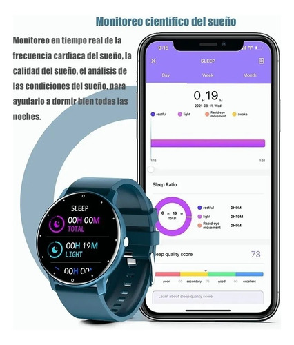 Reloj Inteligente Resistente Al Agua Bluetooth 1.28 Zl02