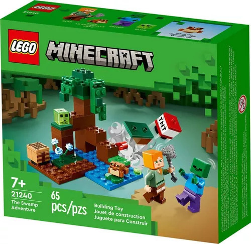 Kit Lego Minecraft 21240 La Aventura En El Pantano (65 Pz) Cantidad De Piezas 65