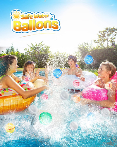 Soppycid Globos De Agua Magneticos Reutilizables, Bomba D...