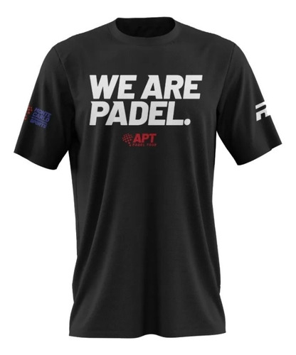Imagen 1 de 2 de Remera Deportiva Royal Padel Algodon Apt We Are Padel