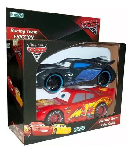 Cars 3 Auto A Fricción Pack X 2 Racing Team Original Ditoys