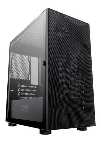 Gabinete Gamer Aigo Darkflash Dlm 21 Mesh Lateral Vidro Cor Preto