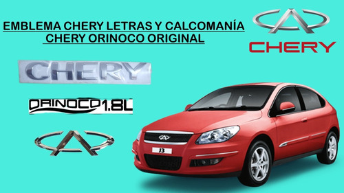 Emblema Chery Letras Y Calcomania Chery Orinoco