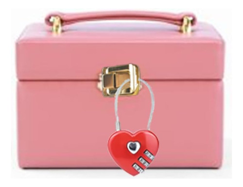 Candado De 2 Corazones, Candado De Código Pequeño, Candado D