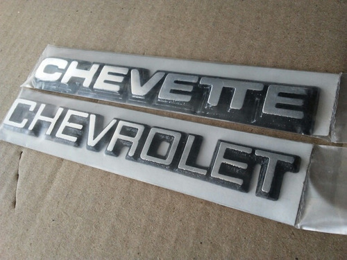 Kit Emblema Chevrolet Chevette Sin Adhesivo Metalicos