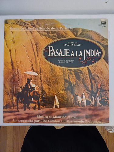 Maurice Jarre Pasaje A La India Banda Original Vinilo