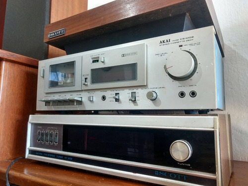Equipo Audio Scott Akai Vintage Completo O Por Modulos