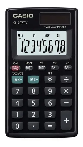 comprar Calculadora Portatil Casio Ce Sl-797tv-bk Musicapilar