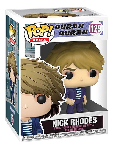 Funko Pop Duran Duran Nick Rhodes 129 Original Scarlet Kids