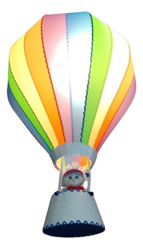 Lámpara Colgante Infantil Globo Aerostático Niños Niñas!