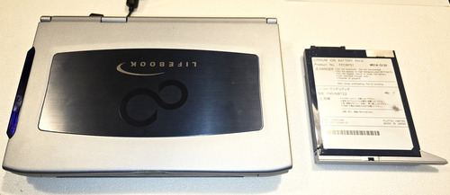 Vintage Notebook Fujitsu Lifebook P2040 - Coleccionistas ! Plateado