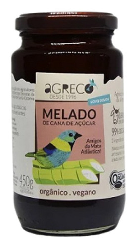 Kit 3x: Melado De Cana Orgânico Agreco 450g