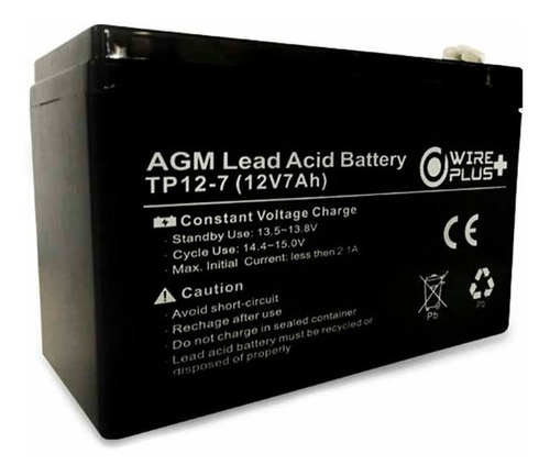 Imagen 1 de 1 de Bateria Para Ups Apc 12v 7a 7ah 7amp