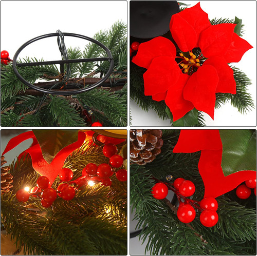 Candeladores De Navidad Diyasy Para Centros De Mesa, Decorac