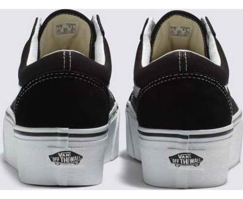 Tenis Skate Ua Old Skool Stackform Mujer Vans Negro