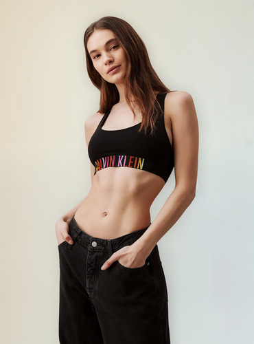 Bralette Intense Power Pride Cotton Negro Calvin Klein