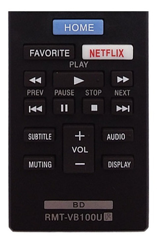 Imagen 2 de 3 de Control Remoto Sony Rmt-vb100u / Bdp-s1500