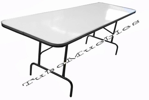 Mesa-tablón Rectangular Plegable Adulto  Alquiladora/renta