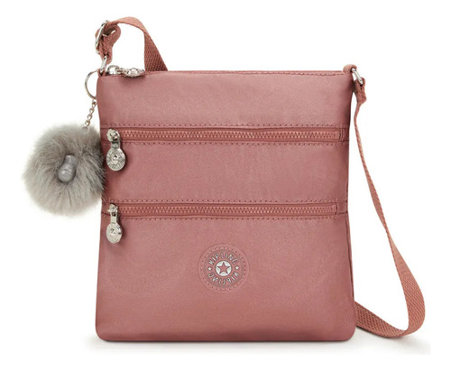 Bolsa Kipling Keiko Bandolera Color Metallic Maple