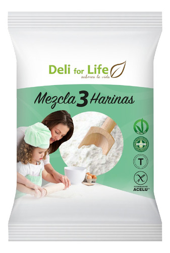 Mezcla 3 Harinas 400g