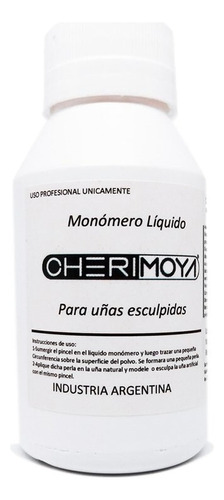Monomero Liquido Acrílico 90ml Cherimoya Uñas Manicura